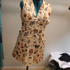 Living Dead Souls Tattoo Print Dress